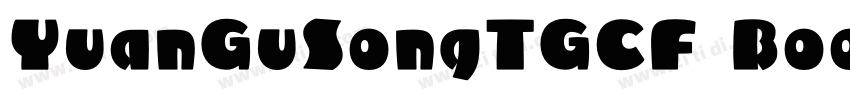 YuanGuSongTGCF Book字体转换
